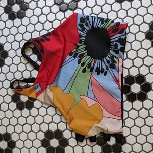 Swimsuit/bralette floral mod